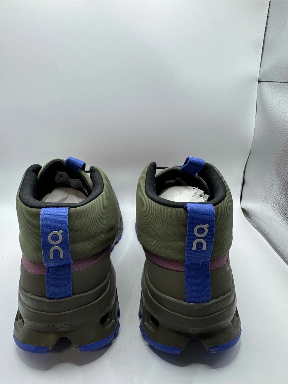 On Running Cloudchoro Mid Waterproof youth Shoe — Purple/Olive